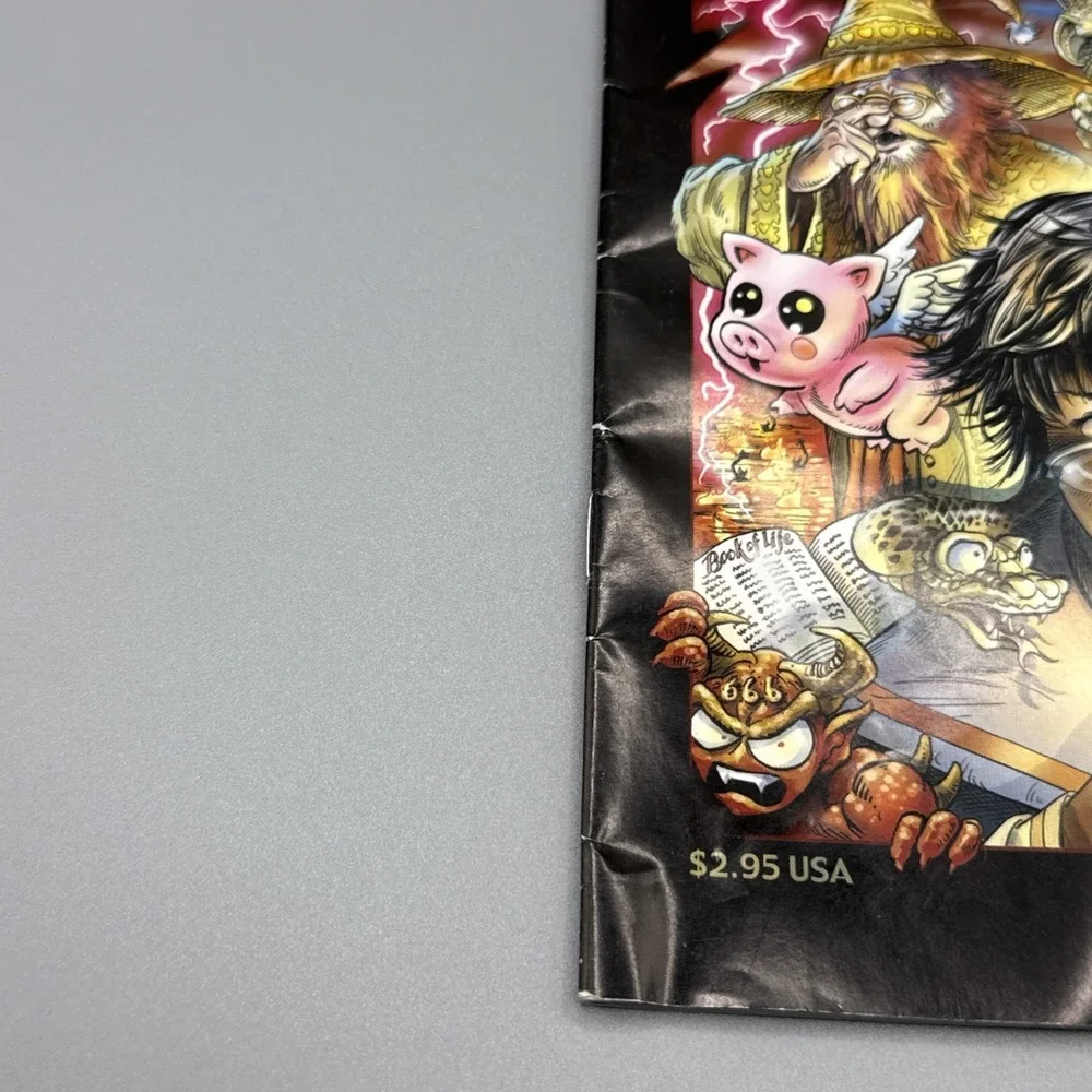 Hairy‎ Polarity And The Sinister Sorcery Satire Comic Book Wizard Magic
